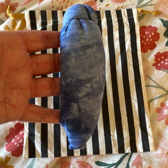 Lele Sadoughi Atlantic Blue Tie-Dye Headband main image 8
